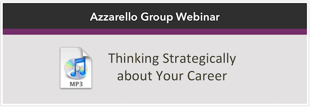 strategic career thinking
